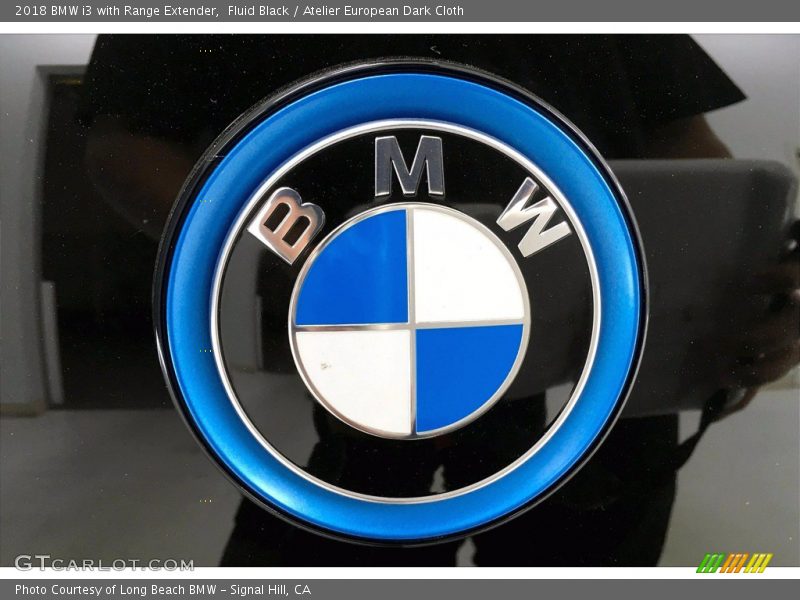 Fluid Black / Atelier European Dark Cloth 2018 BMW i3 with Range Extender
