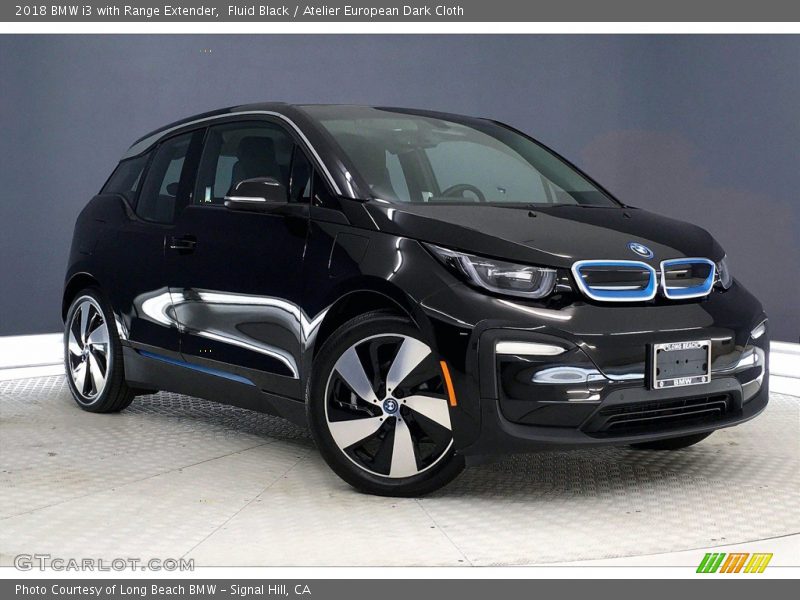 Fluid Black / Atelier European Dark Cloth 2018 BMW i3 with Range Extender