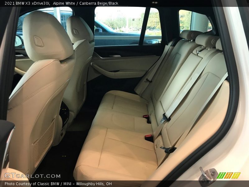 Alpine White / Canberra Beige/Black 2021 BMW X3 xDrive30i