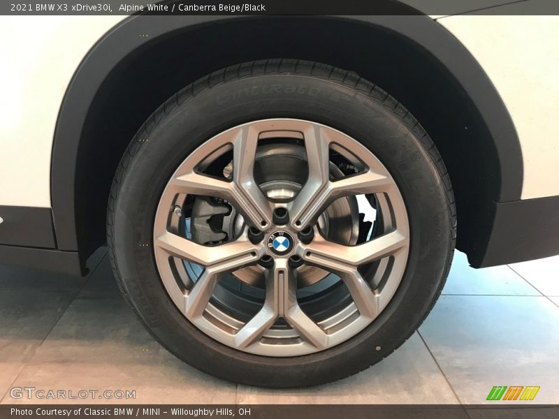 Alpine White / Canberra Beige/Black 2021 BMW X3 xDrive30i