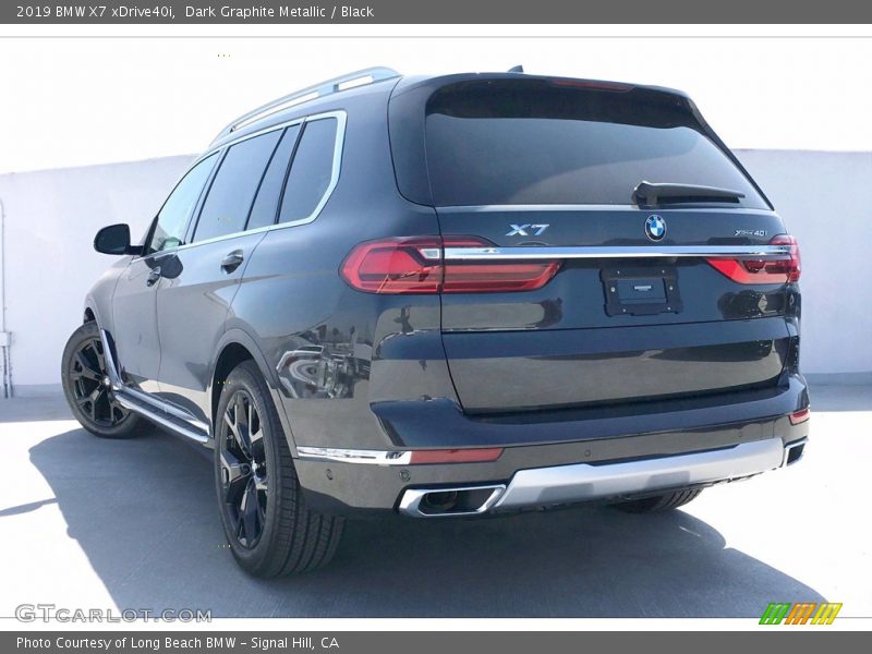 Dark Graphite Metallic / Black 2019 BMW X7 xDrive40i