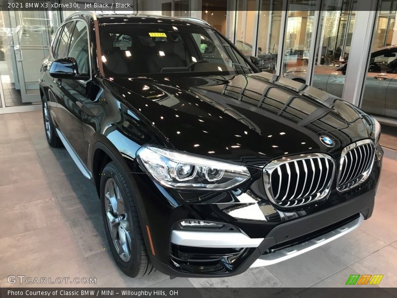 Jet Black / Black 2021 BMW X3 xDrive30i