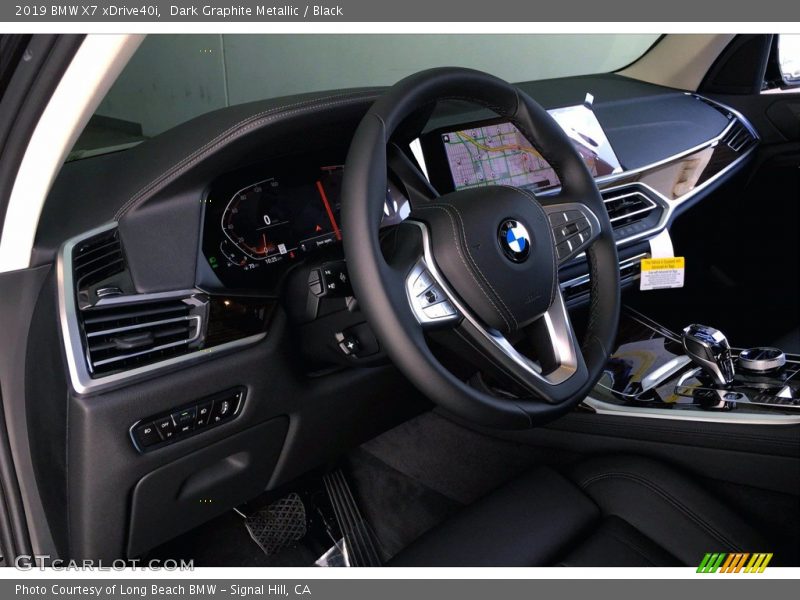 Dark Graphite Metallic / Black 2019 BMW X7 xDrive40i