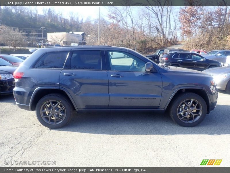 Slate Blue Pearl / Black 2021 Jeep Grand Cherokee Limited 4x4