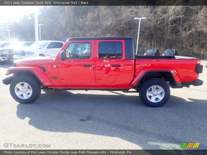 Firecracker Red / Black 2021 Jeep Gladiator Sport 4x4