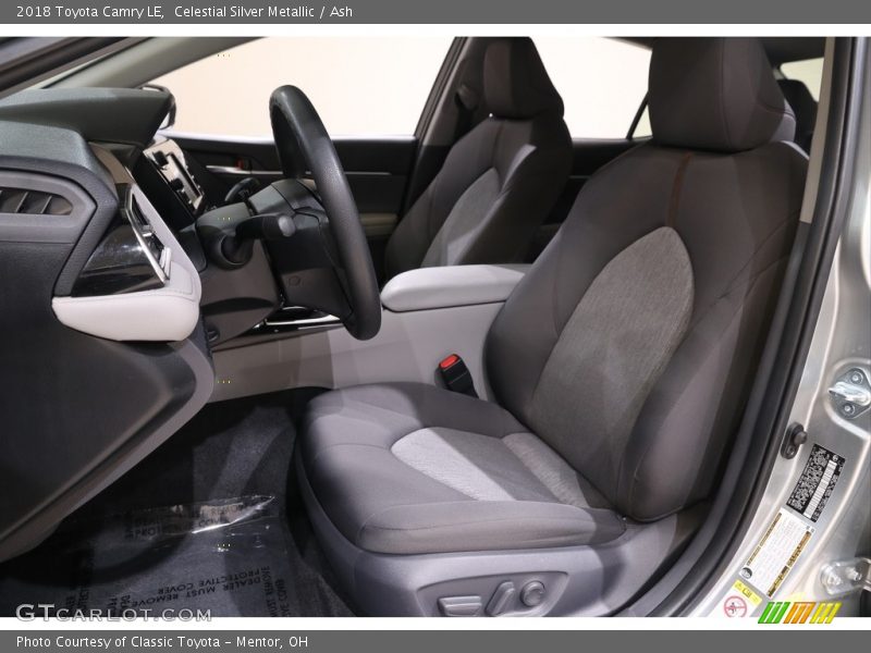 Celestial Silver Metallic / Ash 2018 Toyota Camry LE