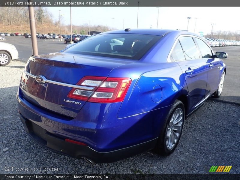 Deep Impact Blue Metallic / Charcoal Black 2013 Ford Taurus Limited