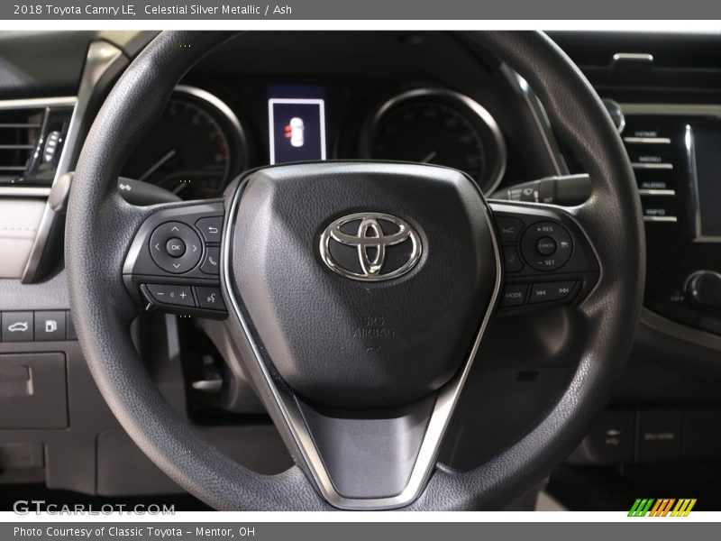 Celestial Silver Metallic / Ash 2018 Toyota Camry LE