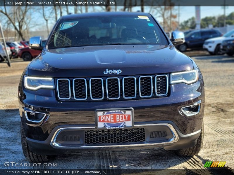 Sangria Metallic / Black 2021 Jeep Grand Cherokee Limited 4x4