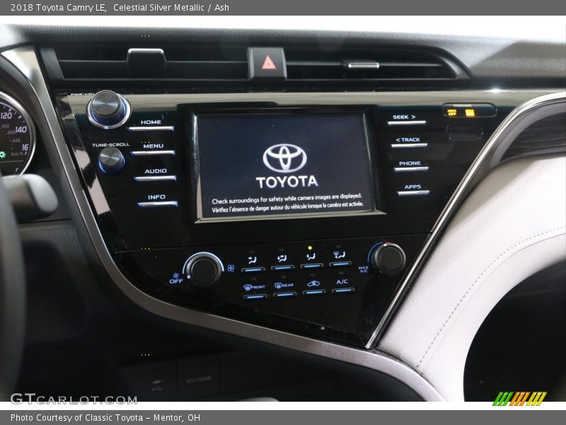 Celestial Silver Metallic / Ash 2018 Toyota Camry LE