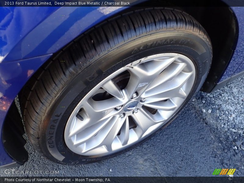 Deep Impact Blue Metallic / Charcoal Black 2013 Ford Taurus Limited