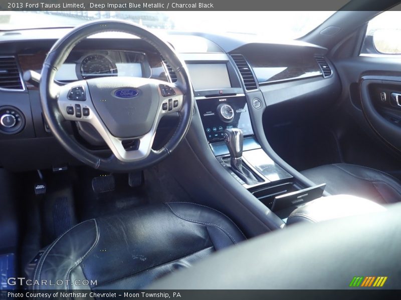 Deep Impact Blue Metallic / Charcoal Black 2013 Ford Taurus Limited