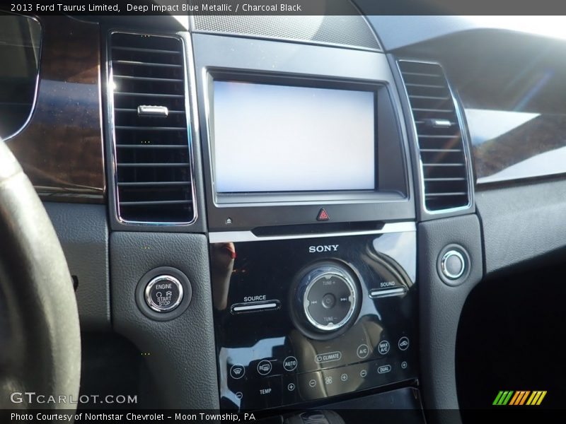 Deep Impact Blue Metallic / Charcoal Black 2013 Ford Taurus Limited