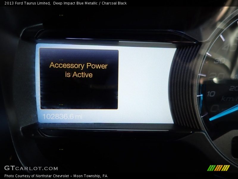 Deep Impact Blue Metallic / Charcoal Black 2013 Ford Taurus Limited