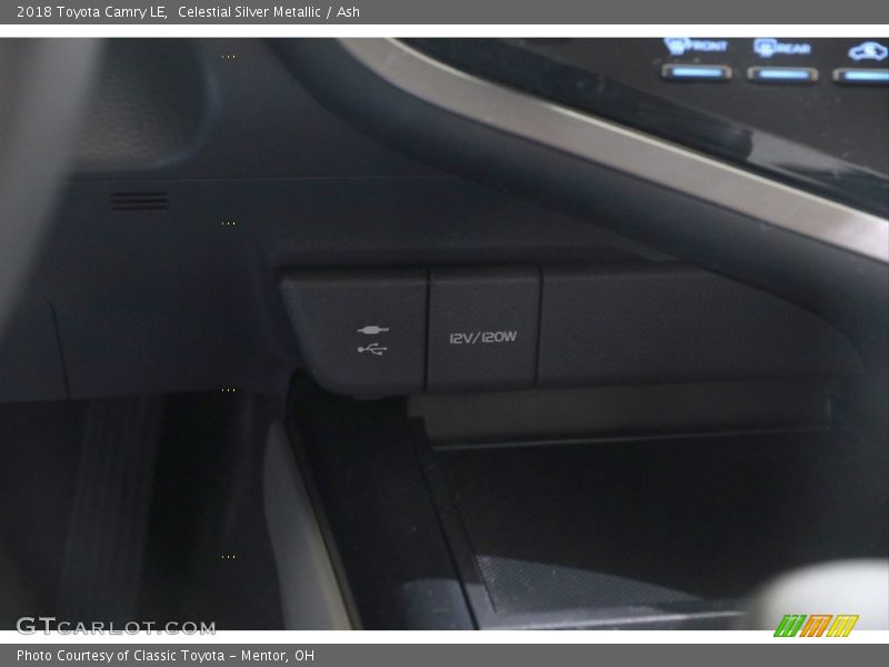 Celestial Silver Metallic / Ash 2018 Toyota Camry LE
