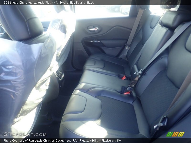 Hydro Blue Pearl / Black 2021 Jeep Cherokee Latitude Plus 4x4