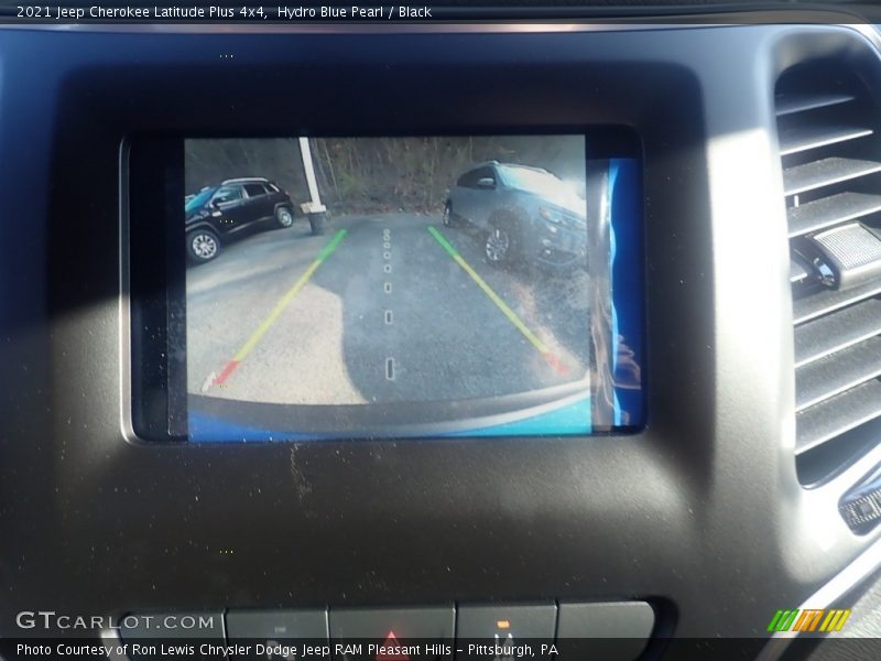 Hydro Blue Pearl / Black 2021 Jeep Cherokee Latitude Plus 4x4