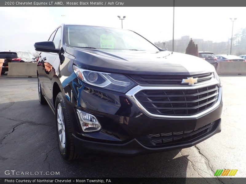Mosaic Black Metallic / Ash Gray 2020 Chevrolet Equinox LT AWD