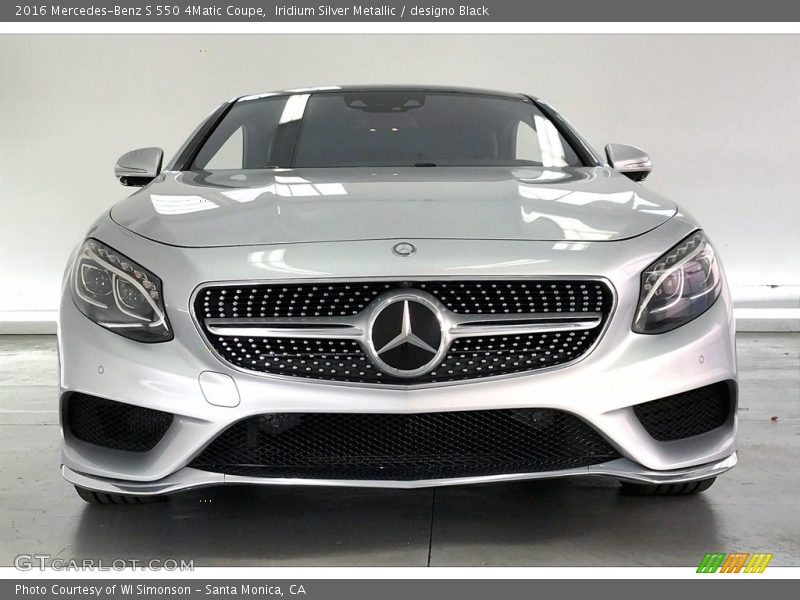 Iridium Silver Metallic / designo Black 2016 Mercedes-Benz S 550 4Matic Coupe