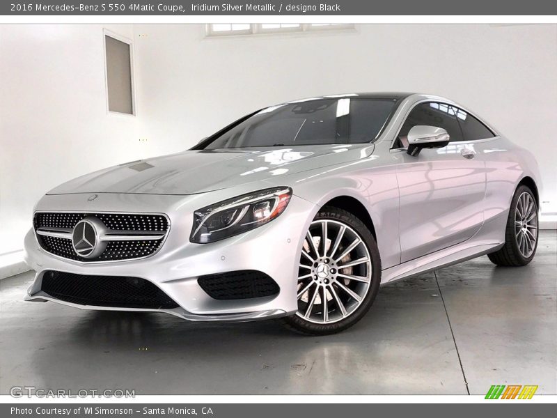 Iridium Silver Metallic / designo Black 2016 Mercedes-Benz S 550 4Matic Coupe