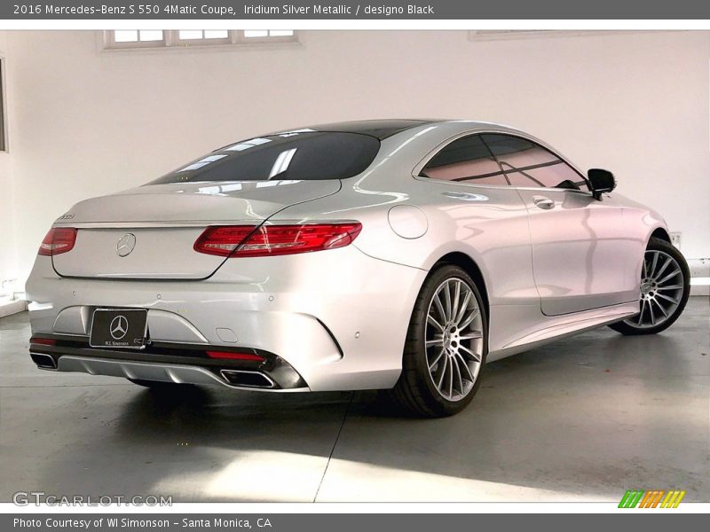 Iridium Silver Metallic / designo Black 2016 Mercedes-Benz S 550 4Matic Coupe