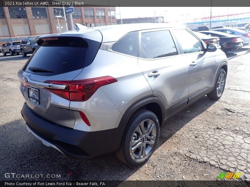Steel Gray / Black 2021 Kia Seltos LX AWD