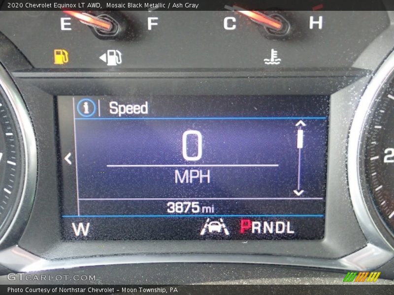 Mosaic Black Metallic / Ash Gray 2020 Chevrolet Equinox LT AWD