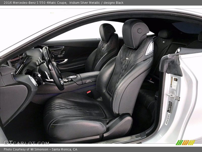 Iridium Silver Metallic / designo Black 2016 Mercedes-Benz S 550 4Matic Coupe