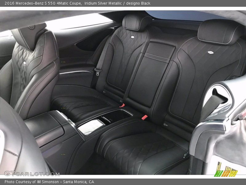 Iridium Silver Metallic / designo Black 2016 Mercedes-Benz S 550 4Matic Coupe