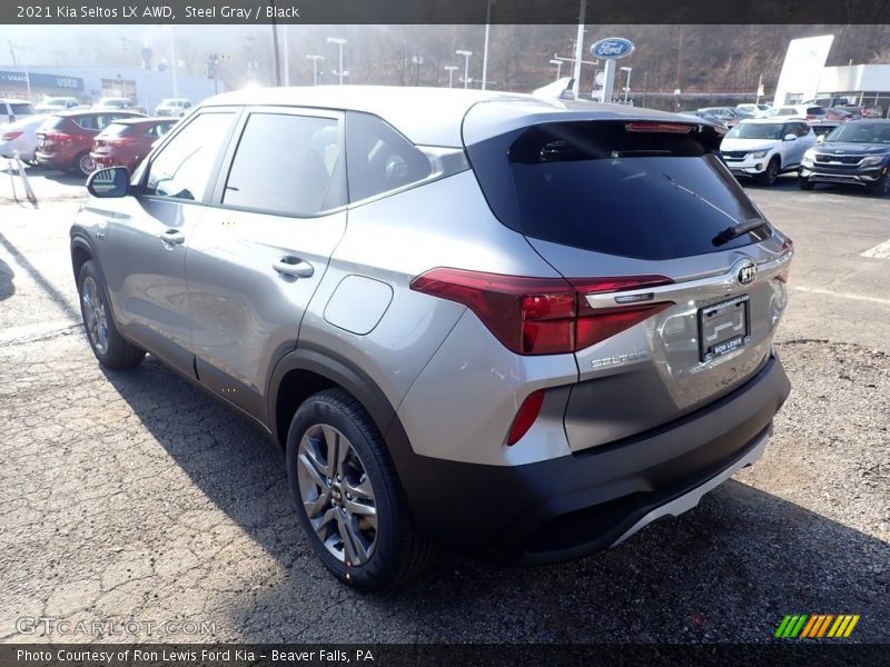 Steel Gray / Black 2021 Kia Seltos LX AWD