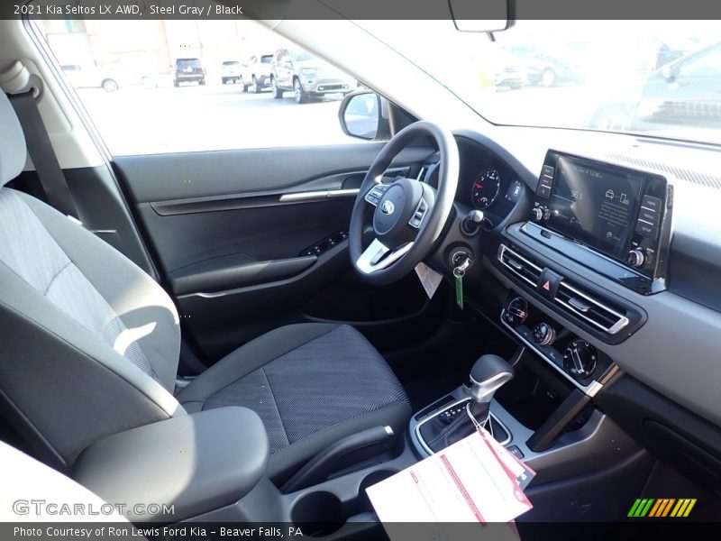 Steel Gray / Black 2021 Kia Seltos LX AWD
