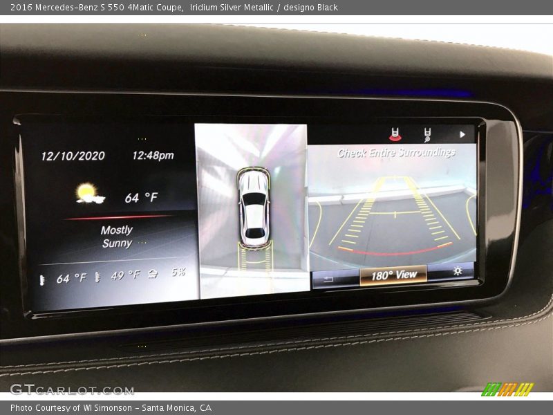 Iridium Silver Metallic / designo Black 2016 Mercedes-Benz S 550 4Matic Coupe