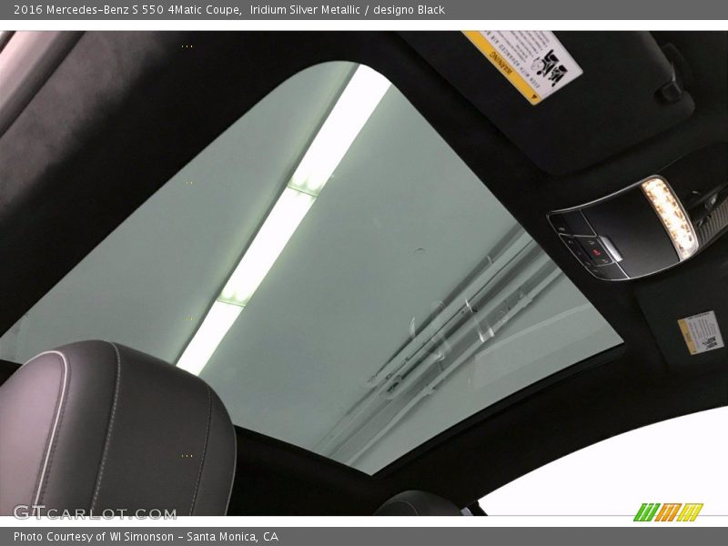 Iridium Silver Metallic / designo Black 2016 Mercedes-Benz S 550 4Matic Coupe