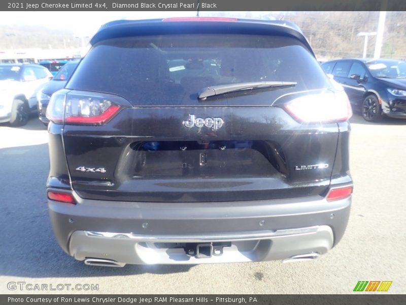 Diamond Black Crystal Pearl / Black 2021 Jeep Cherokee Limited 4x4