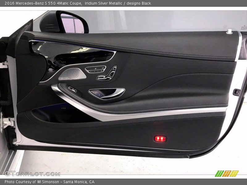 Iridium Silver Metallic / designo Black 2016 Mercedes-Benz S 550 4Matic Coupe