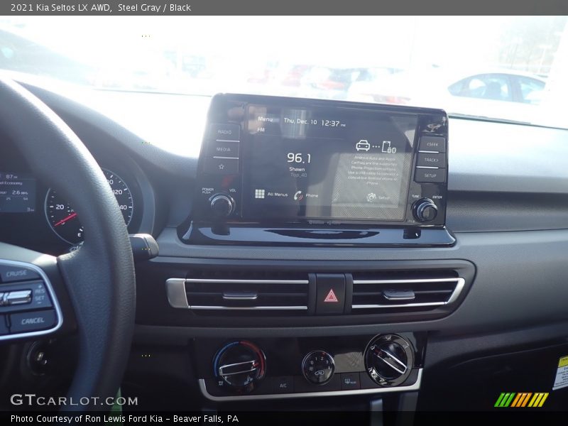 Steel Gray / Black 2021 Kia Seltos LX AWD