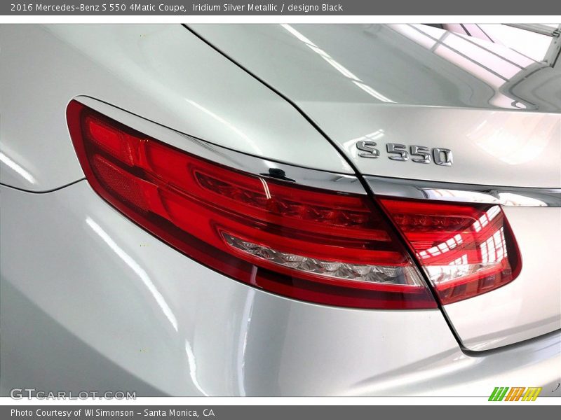 Iridium Silver Metallic / designo Black 2016 Mercedes-Benz S 550 4Matic Coupe