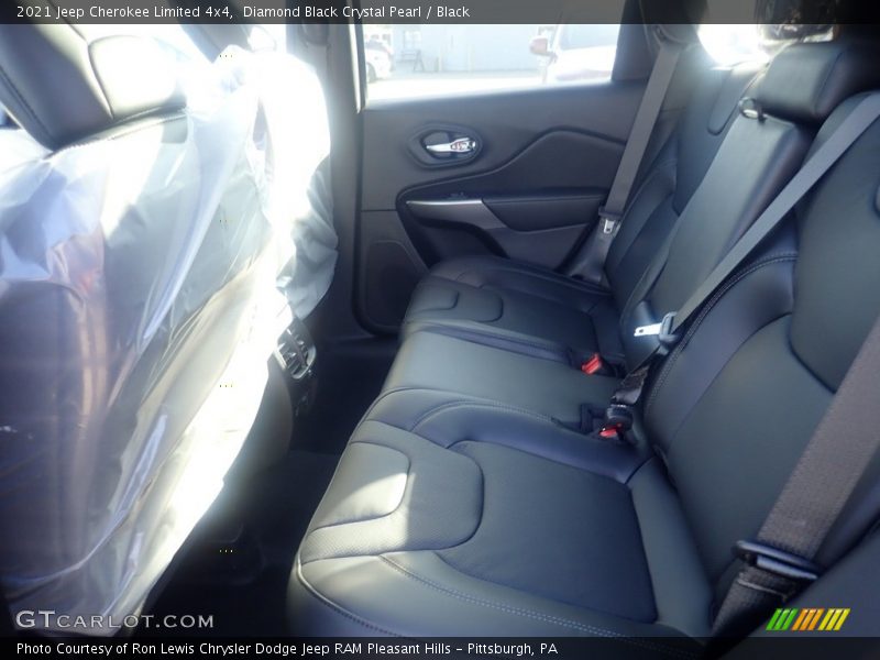 Diamond Black Crystal Pearl / Black 2021 Jeep Cherokee Limited 4x4