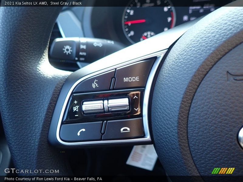 Steel Gray / Black 2021 Kia Seltos LX AWD