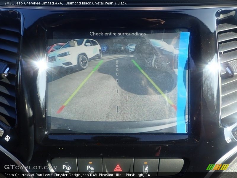 Diamond Black Crystal Pearl / Black 2021 Jeep Cherokee Limited 4x4