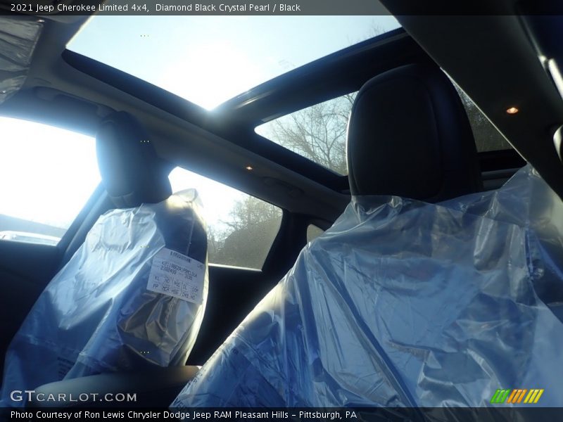 Diamond Black Crystal Pearl / Black 2021 Jeep Cherokee Limited 4x4
