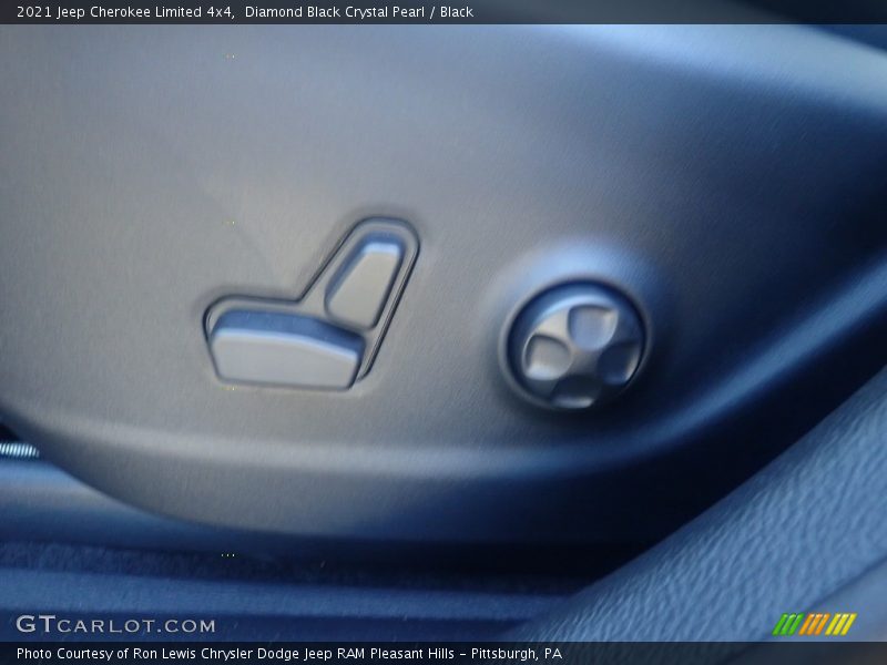Diamond Black Crystal Pearl / Black 2021 Jeep Cherokee Limited 4x4