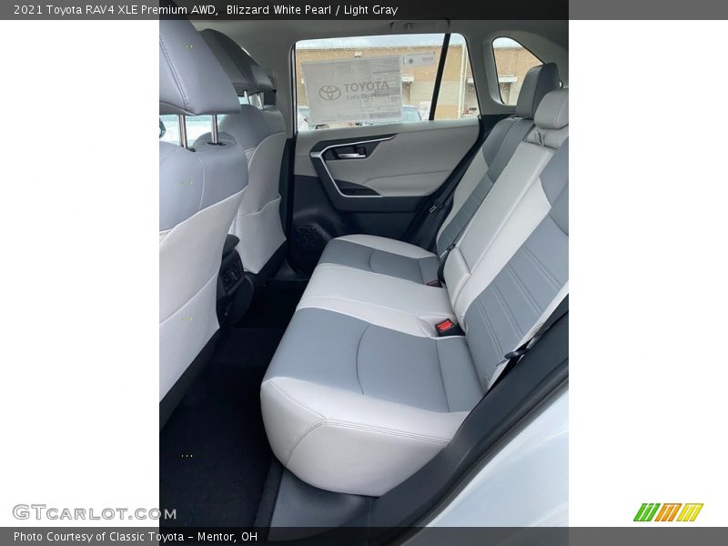 Rear Seat of 2021 RAV4 XLE Premium AWD