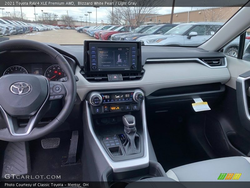 Dashboard of 2021 RAV4 XLE Premium AWD