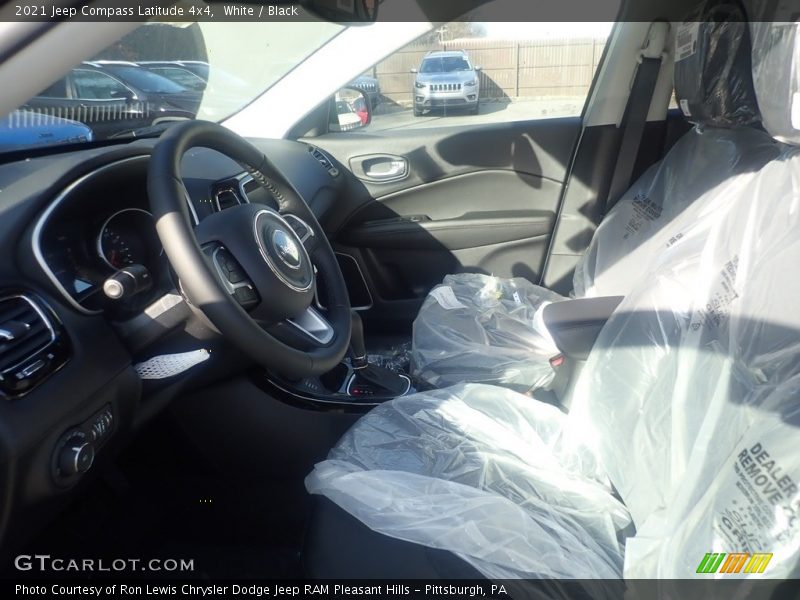 White / Black 2021 Jeep Compass Latitude 4x4