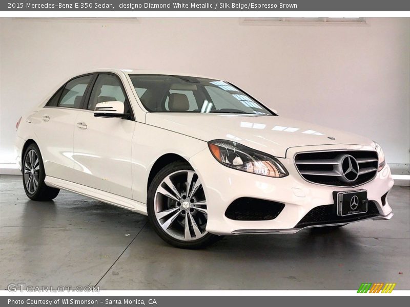 Front 3/4 View of 2015 E 350 Sedan