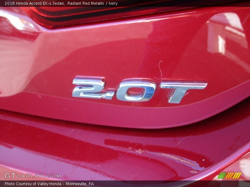 Radiant Red Metallic / Ivory 2018 Honda Accord EX-L Sedan