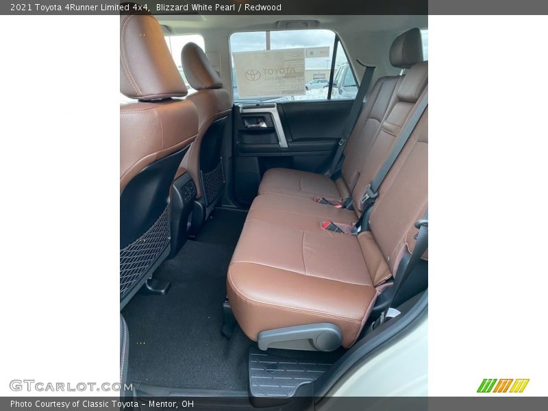 Blizzard White Pearl / Redwood 2021 Toyota 4Runner Limited 4x4