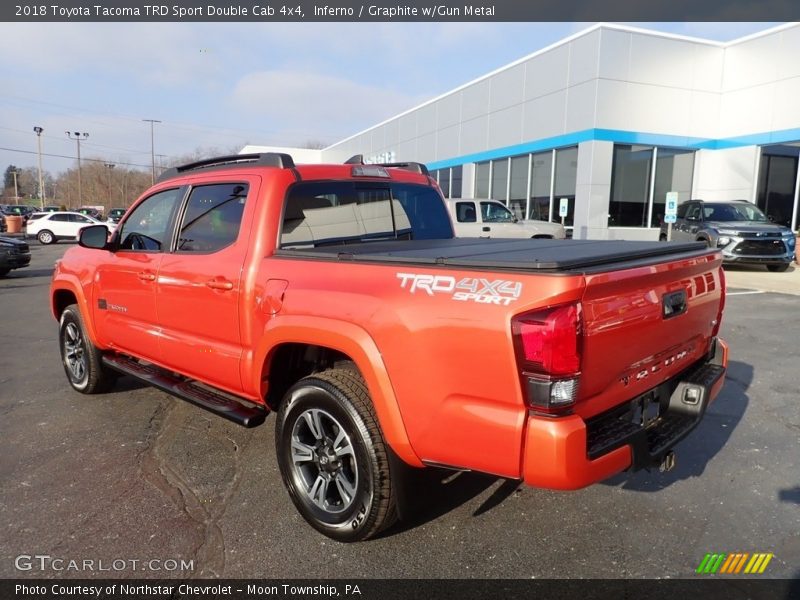 Inferno / Graphite w/Gun Metal 2018 Toyota Tacoma TRD Sport Double Cab 4x4