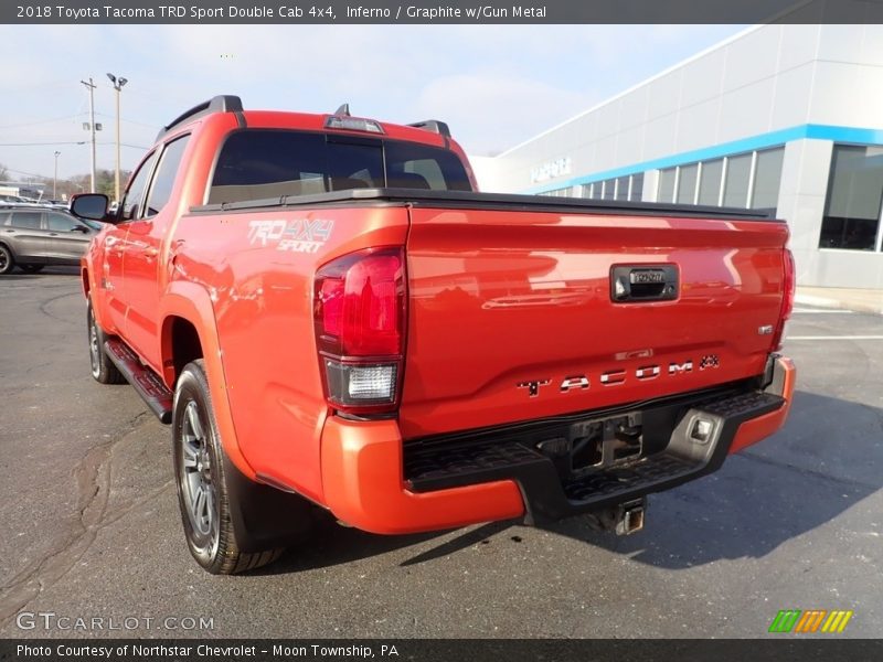 Inferno / Graphite w/Gun Metal 2018 Toyota Tacoma TRD Sport Double Cab 4x4